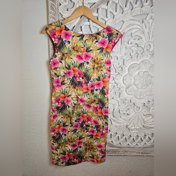 Farm Rio Floral Print Mini Dress open back Size S - Picture 5 of 8